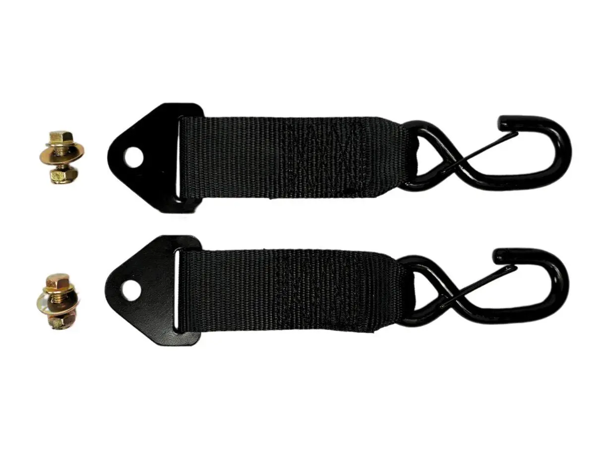 2” X 10” S-Hook Adapters For Retractable Tie-Down Straps (2 Pack) 1
