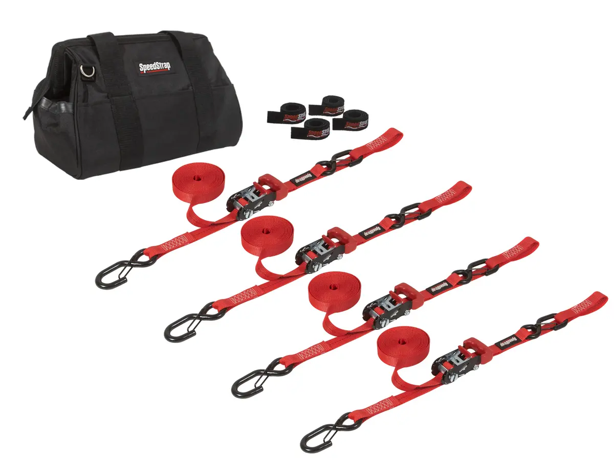 Heavy Duty Motorcycle/Atv Tie-Down Kit 1