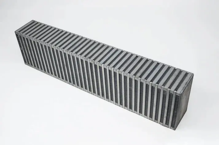 High-Performance Bar & Plate Intercooler Core 24X6x3.5 - Vertical Flow 1