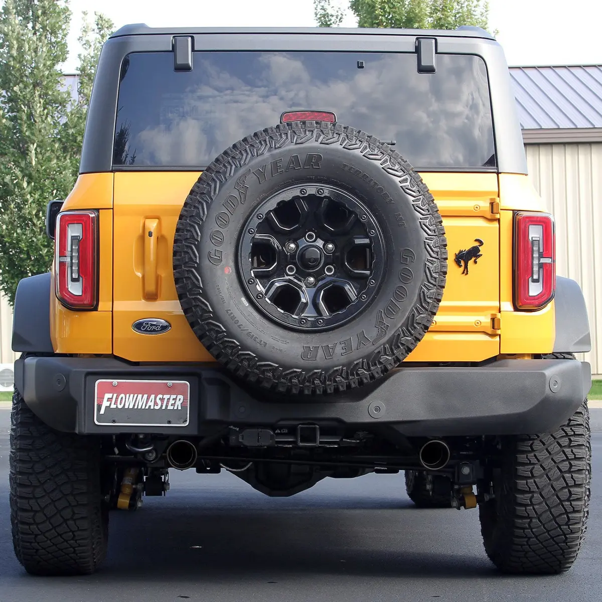 '21-23 Ford Bronco Flowmaster Outlaw Cat-Back Dual Exit Exhaust System 2