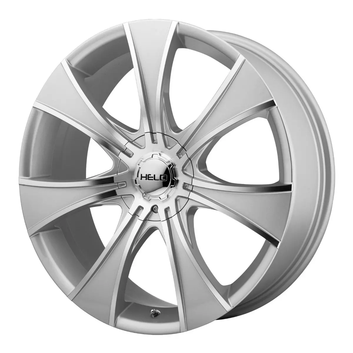 Helo He874 Dark Silver Wheel With Machined Face (15X7"/5X110mm) 1