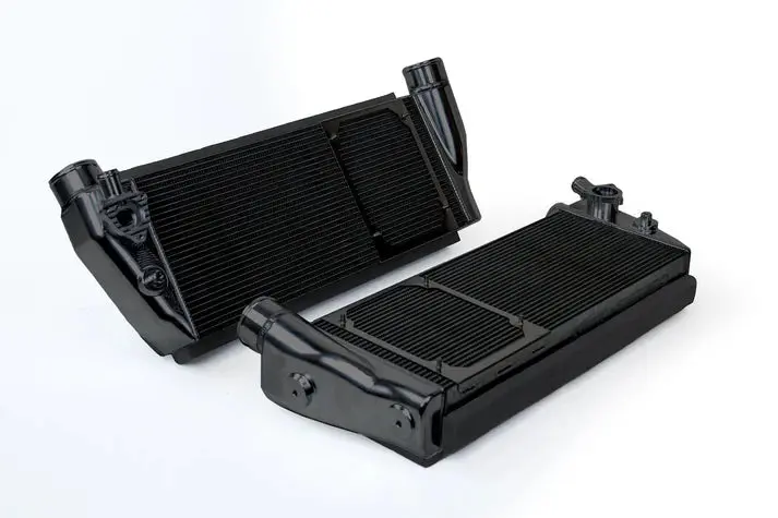 Ferrari 488 / Pista / F8 Twin Intercooler Set - Thermal Dispersion Black 1