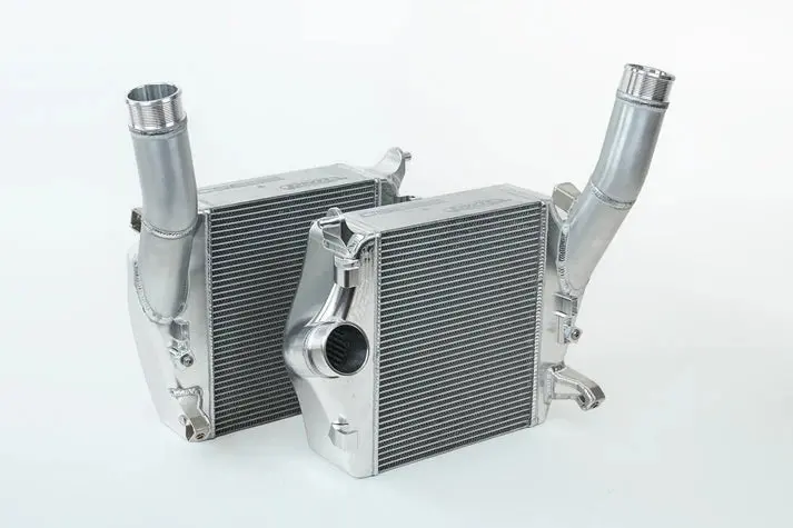 Lamborghini Urus / Audi Rs Q8 Twin Intercooler Set - Raw Billet 1