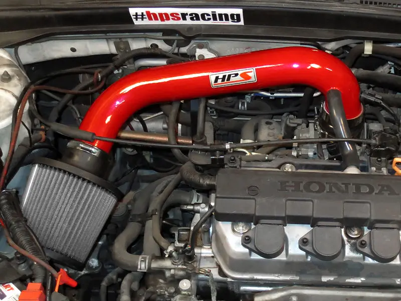 Hps Performance Air Intake Kit, Red, 827-104R 2