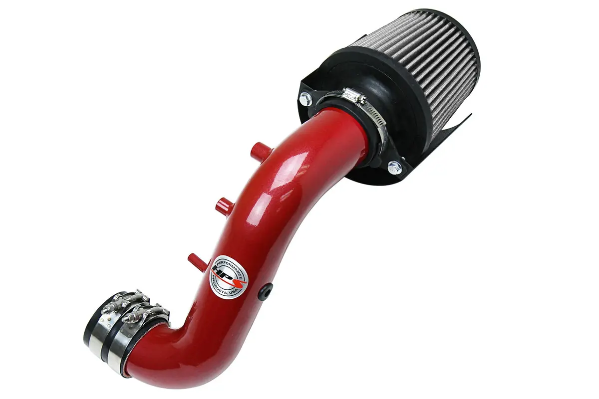 Hps Performance Air Intake Kit With Heat Shield, Red, 827-121R 1