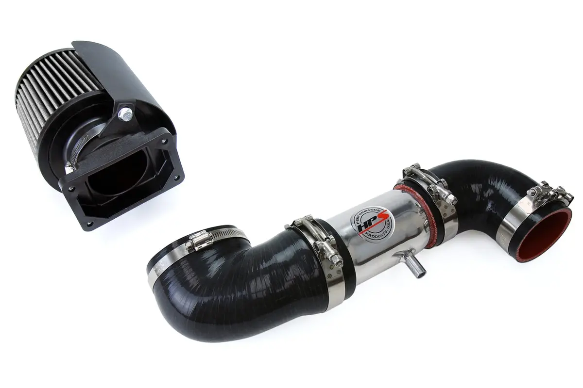Hps Performance Air Intake Kit With Heat Shield, Polished, 827-151P 1
