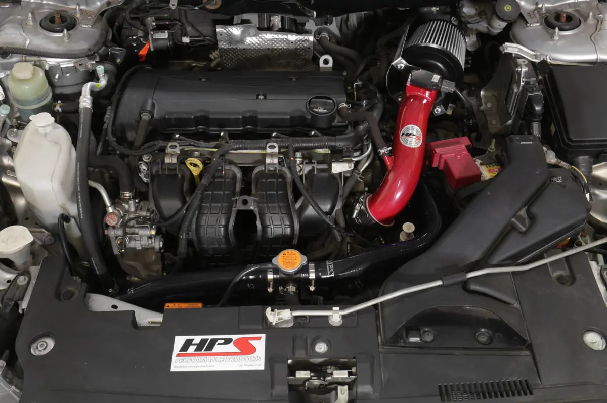 Hps Performance Air Intake Kit With Heat Shield, Red, 827-162R 2