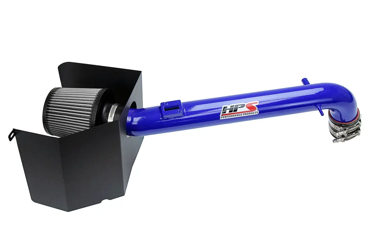 Hps Performance Air Intake Kit With Heat Shield, Blue, 827-169Bl 1