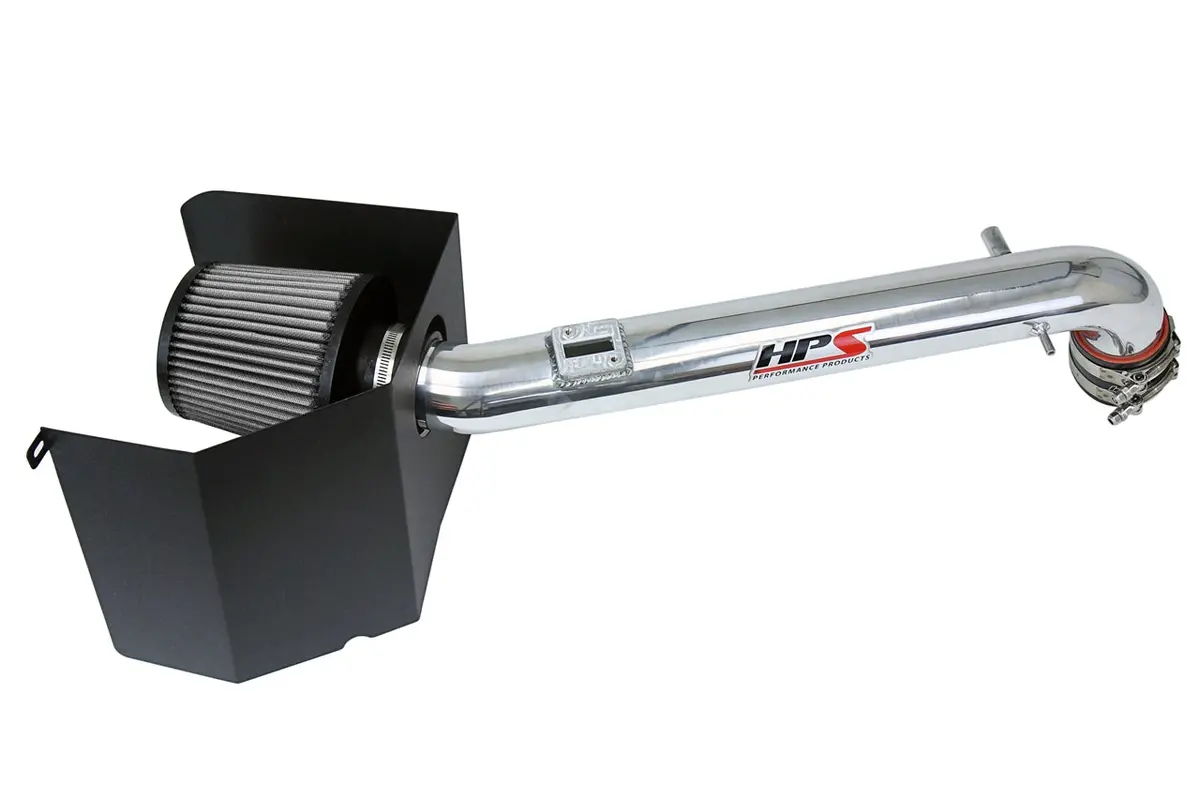 Hps Performance Air Intake Kit With Heat Shield, Polished, 827-169P 1