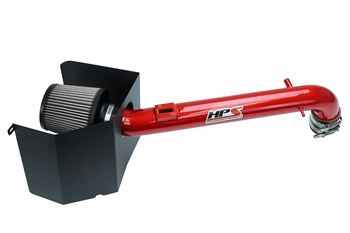 Hps Performance Air Intake Kit With Heat Shield, Red, 827-169R 1