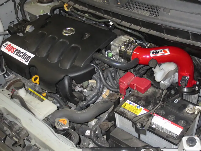 Hps Performance Air Intake Kit, Red, 827-186R 2