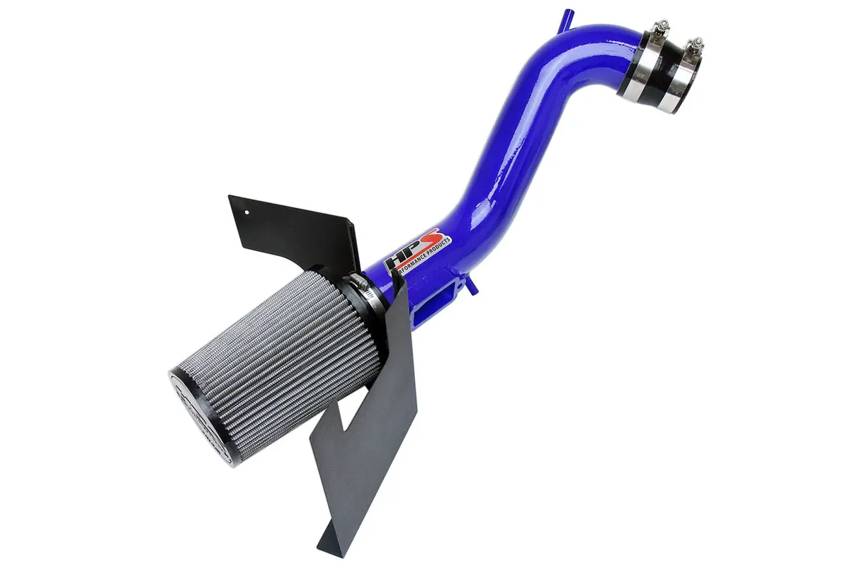 Hps Performance Air Intake Kit With Heat Shield, Blue, 827-200Bl 1