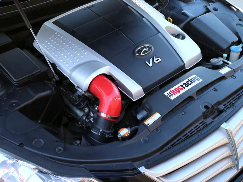 Hps Performance Silicone Air Intake Kit, Red, 827-276R 2
