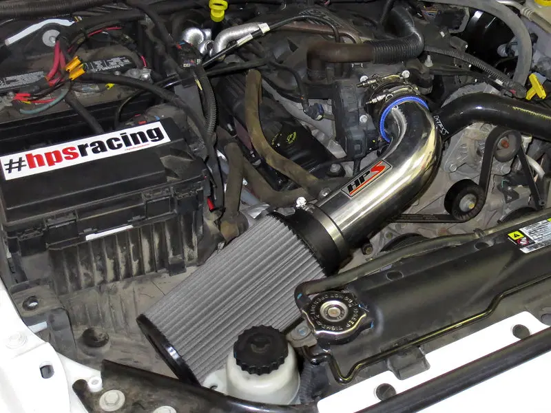 Hps Performance Air Intake Kit, Polished, 827-300P 2