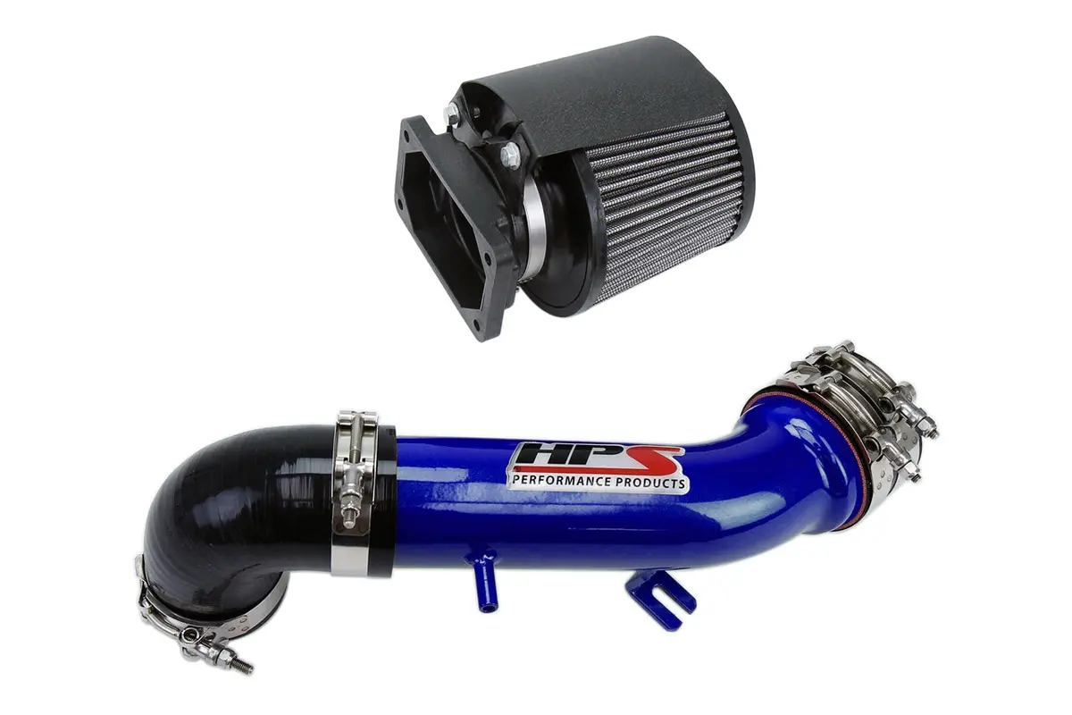 Hps Performance Air Intake Kit With Heat Shield, Blue, 827-423Bl 1