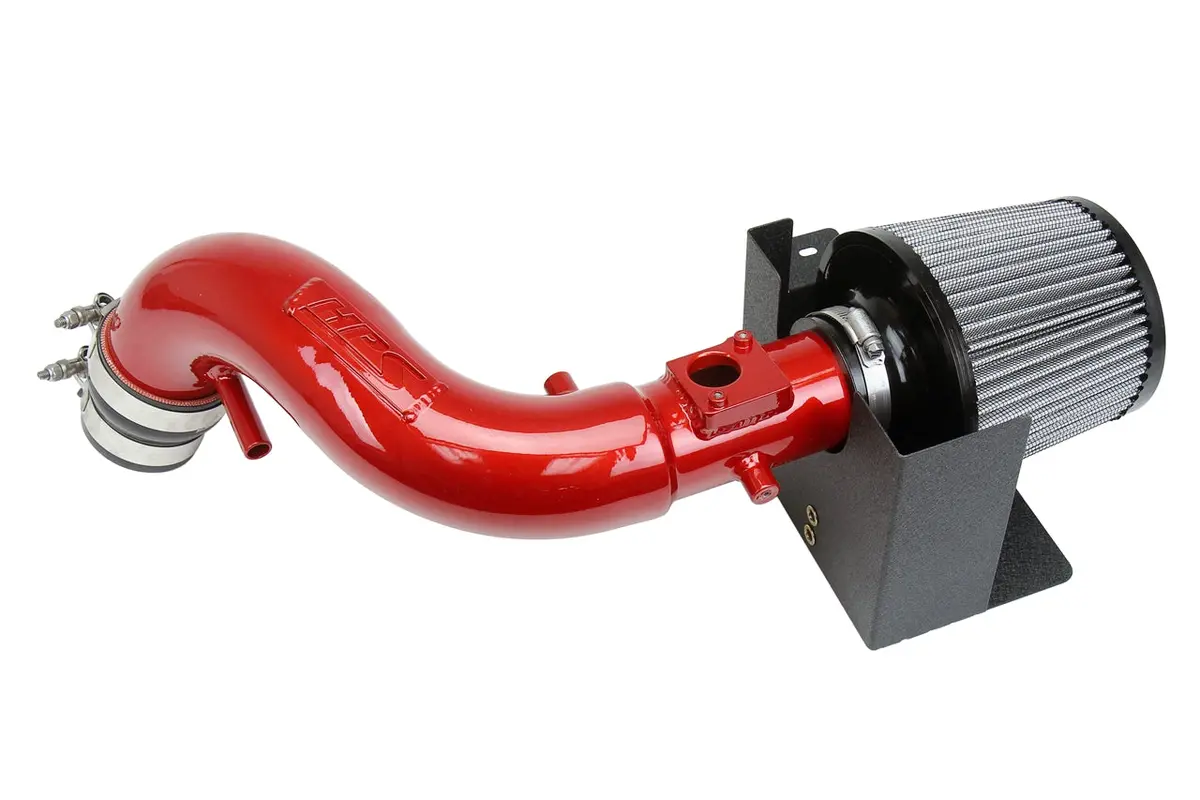 Hps Performance Air Intake Kit With Heat Shield, Red, 827-516R 1