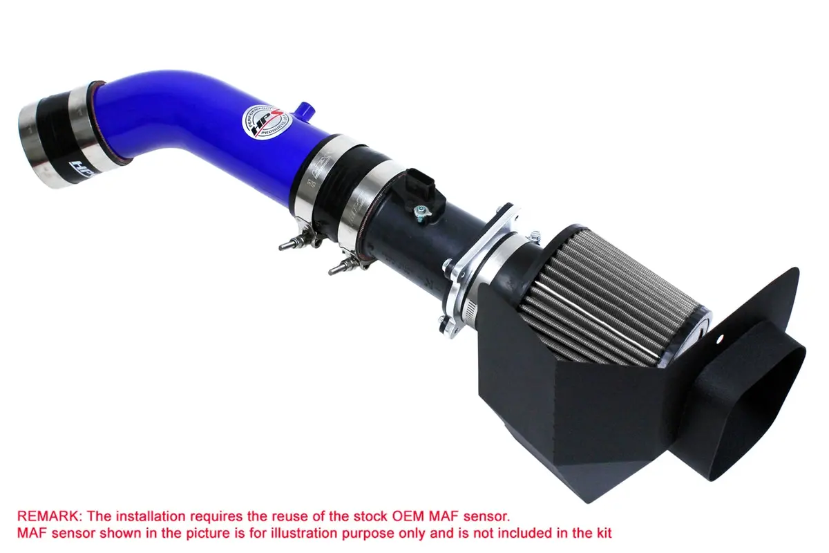 Hps Performance Air Intake Kit With Heat Shield, Blue, 827-520Bl 1