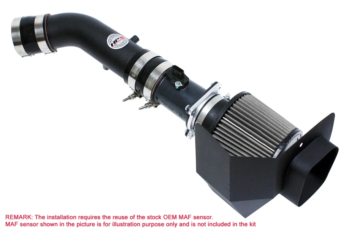 Hps Performance Air Intake Kit With Heat Shield, Black, 827-520Wb 1