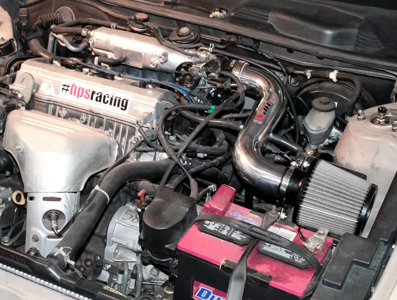 Hps Performance Air Intake Kit With Heat Shield, Red, 827-526R 2