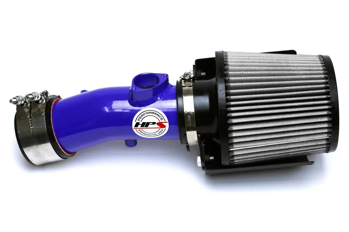 Hps Performance Air Intake Kit With Heat Shield, Blue, 827-531Bl 1