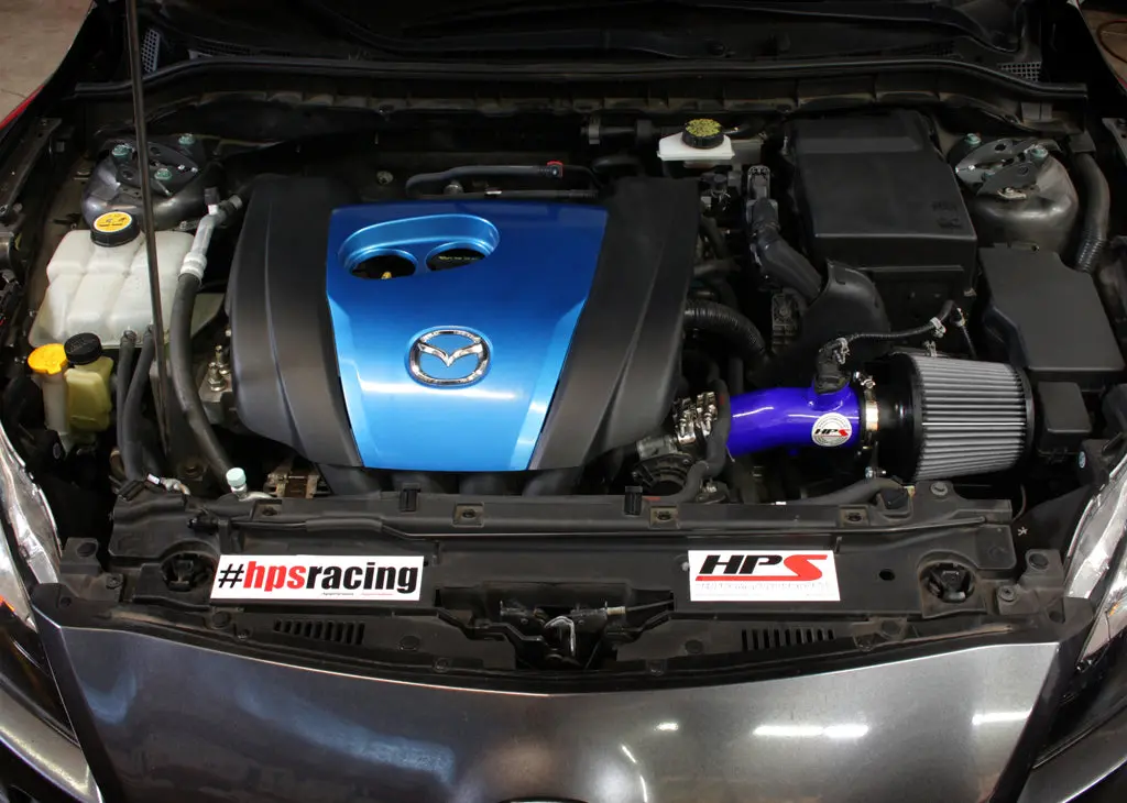 Hps Performance Air Intake Kit With Heat Shield, Blue, 827-531Bl 2