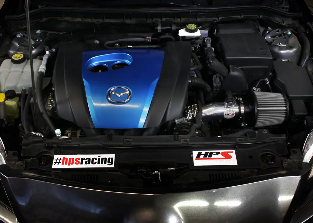 Hps Performance Air Intake Kit With Heat Shield, Polished, 827-531P 2