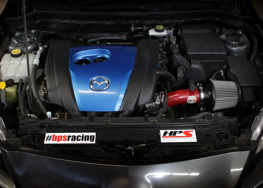 Hps Performance Air Intake Kit With Heat Shield, Red, 827-531R 2