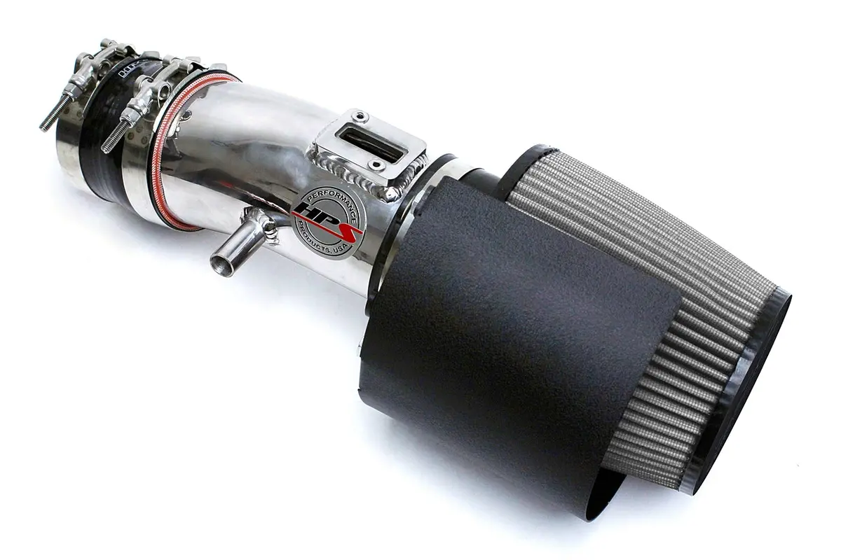 Hps Performance Air Intake Kit With Heat Shield, Polished, 827-533P 1