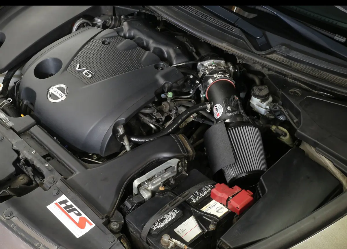 Hps Performance Air Intake Kit With Heat Shield, Black, 827-533Wb 2