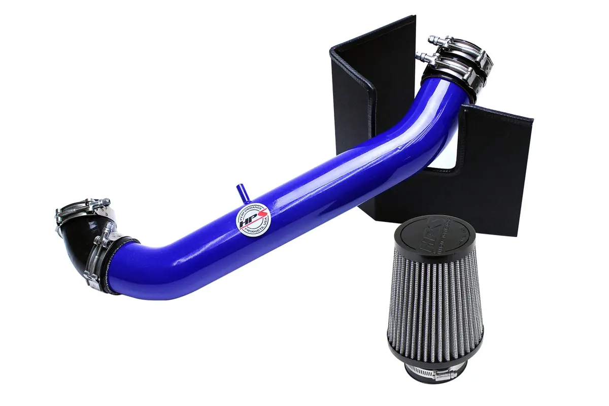 Hps Performance Air Intake Kit With Heat Shield, Blue, 827-537Bl 1
