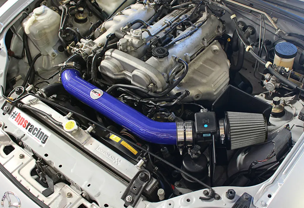 Hps Performance Air Intake Kit With Heat Shield, Blue, 827-537Bl 2