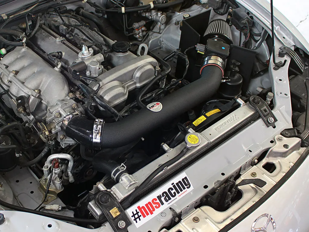 Hps Performance Air Intake Kit With Heat Shield, Black, 827-537Wb 2