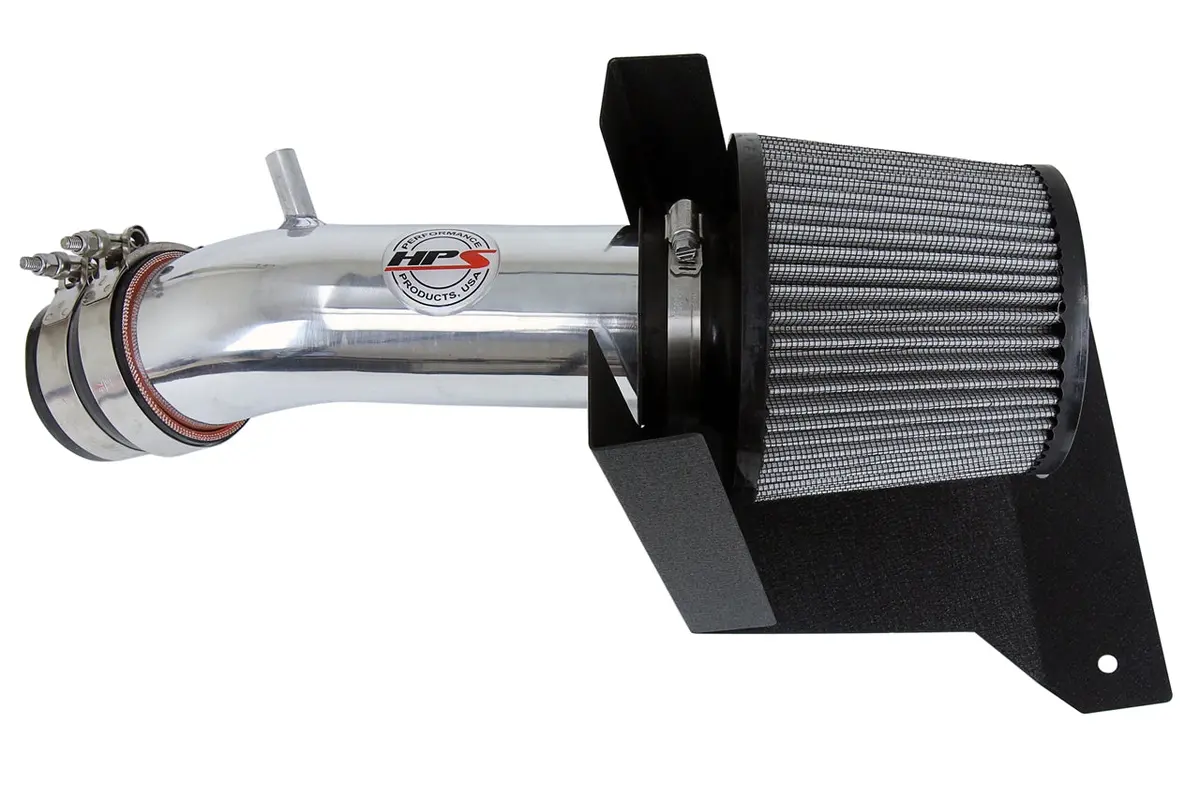 Hps Performance Air Intake Kit With Heat Shield, Polished, 827-538P 1