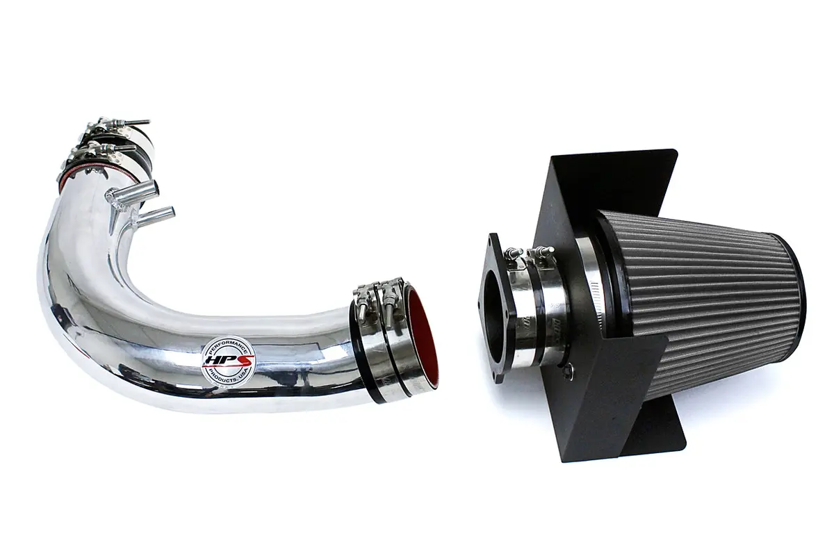 Hps Performance Air Intake Kit With Heat Shield, Polished, 827-540P 1