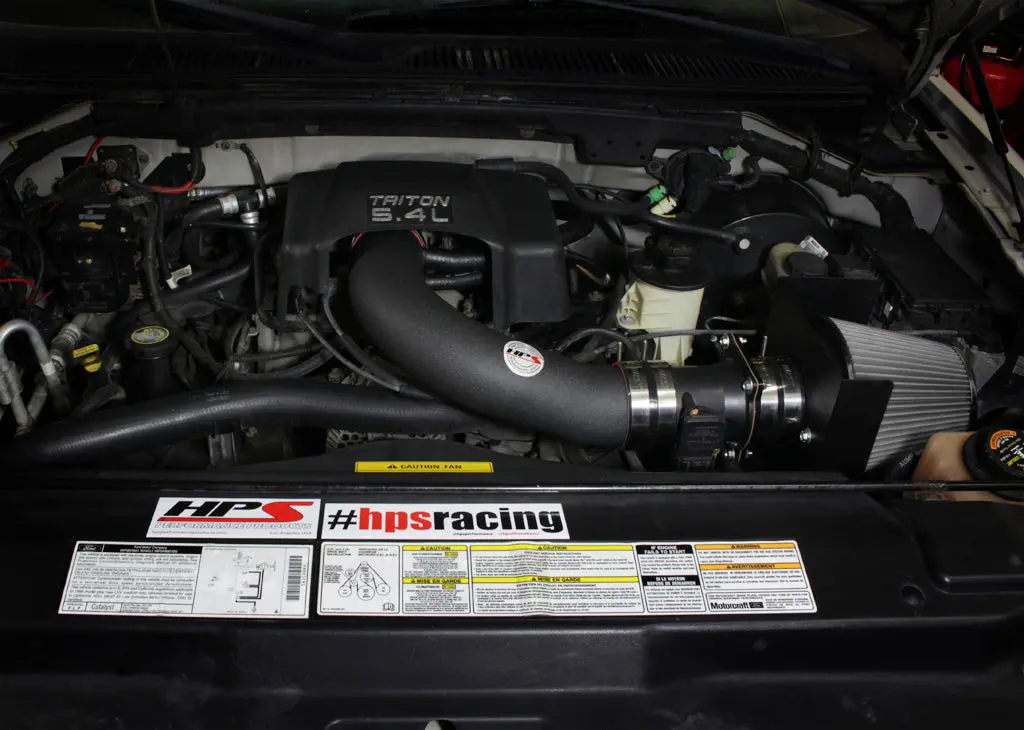 Hps Performance Air Intake Kit With Heat Shield, Black, 827-540Wb 2