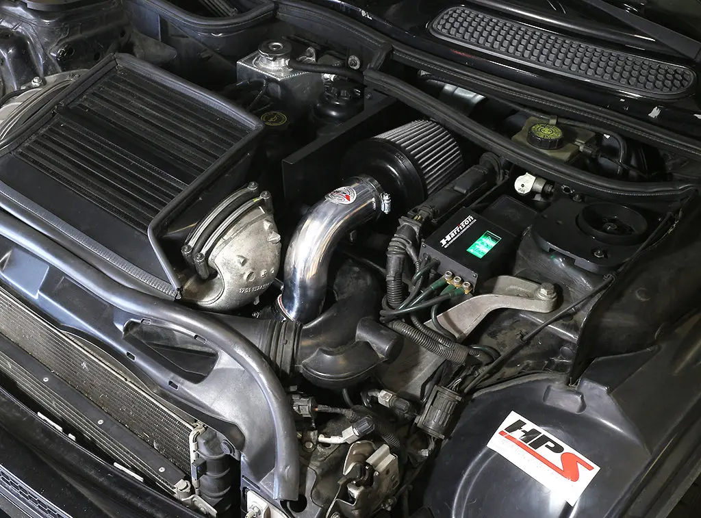 Hps Performance Air Intake Kit With Heat Shield, Polished, 827-544P 2