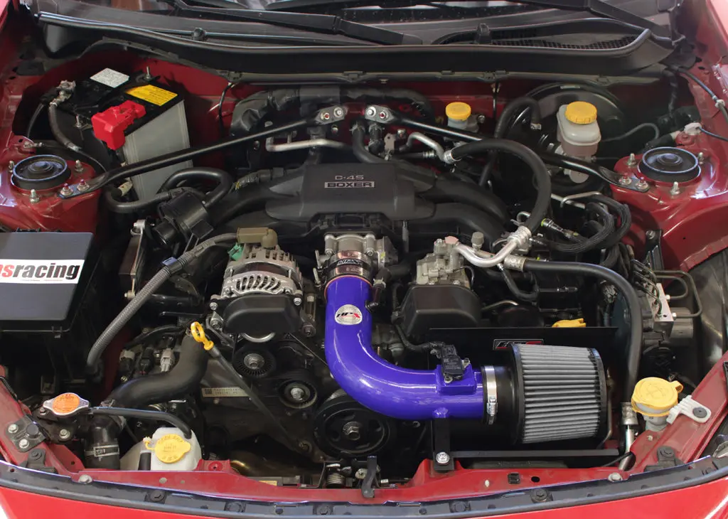 Hps Performance Air Intake Kit With Heat Shield, Blue, 827-548Bl 2