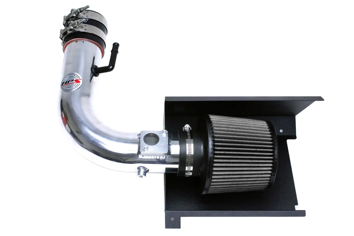 Hps Performance Air Intake Kit With Heat Shield, Polished, 827-548P 1