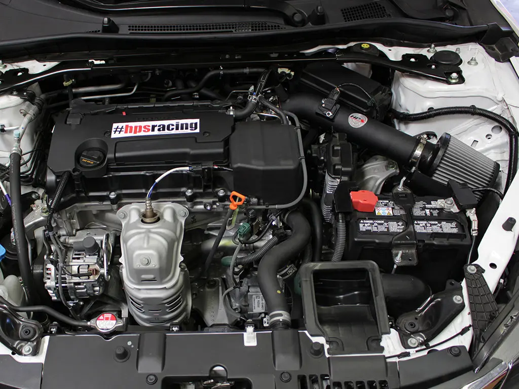 Hps Performance Air Intake Kit With Heat Shield, Black, 827-555Wb 2