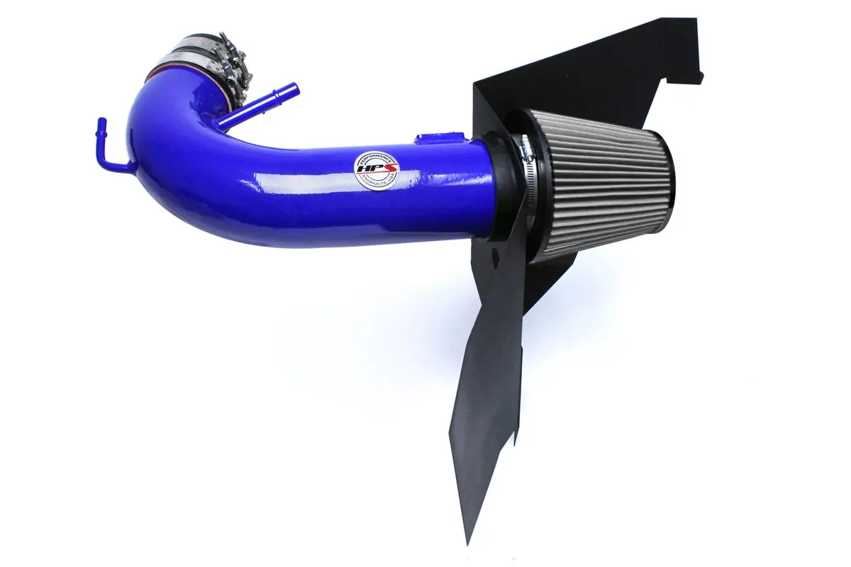 Hps Performance Air Intake Kit With Heat Shield, Blue, 827-556Bl 1