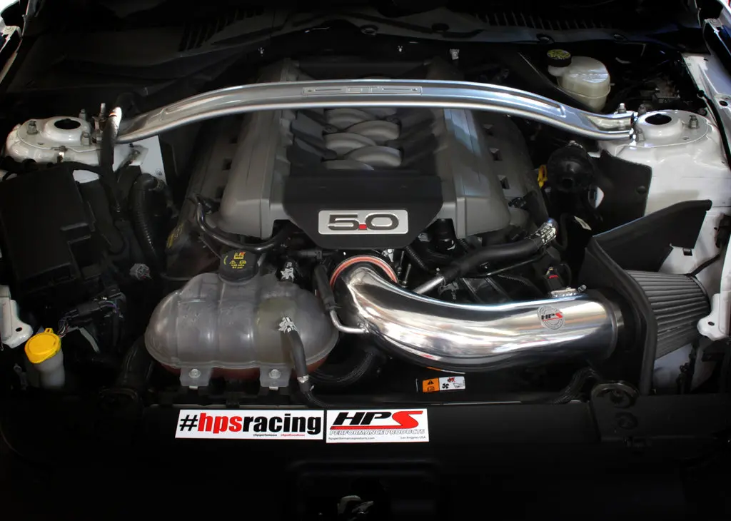 Hps Performance Air Intake Kit With Heat Shield, Polished, 827-556P 2