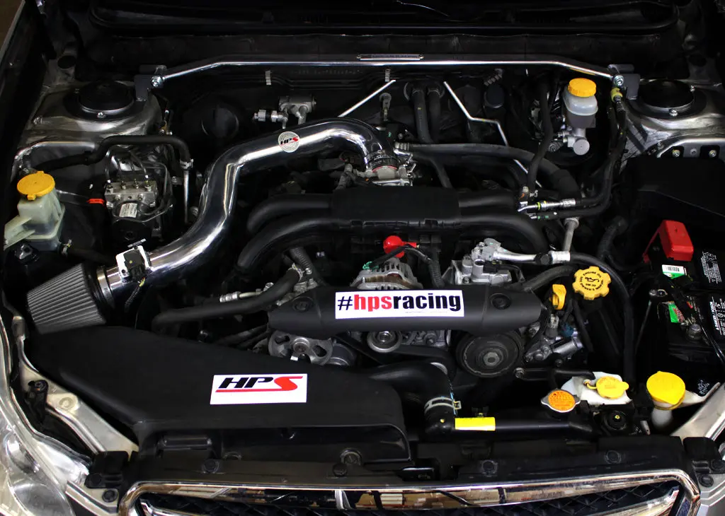 Hps Performance Air Intake Kit With Heat Shield, Polished, 827-557P 2