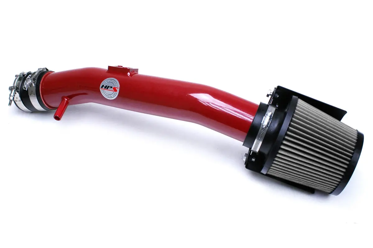 Hps Performance Air Intake Kit With Heat Shield, Red, 827-558R 1