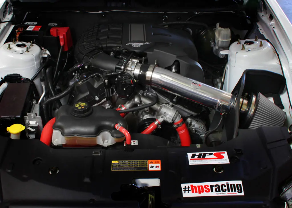 Hps Performance Air Intake Kit With Heat Shield, Black, 827-561Wb 2