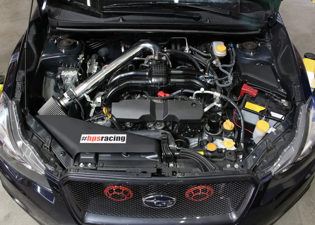 Hps Performance Air Intake Kit With Heat Shield, Red, 827-563R 2