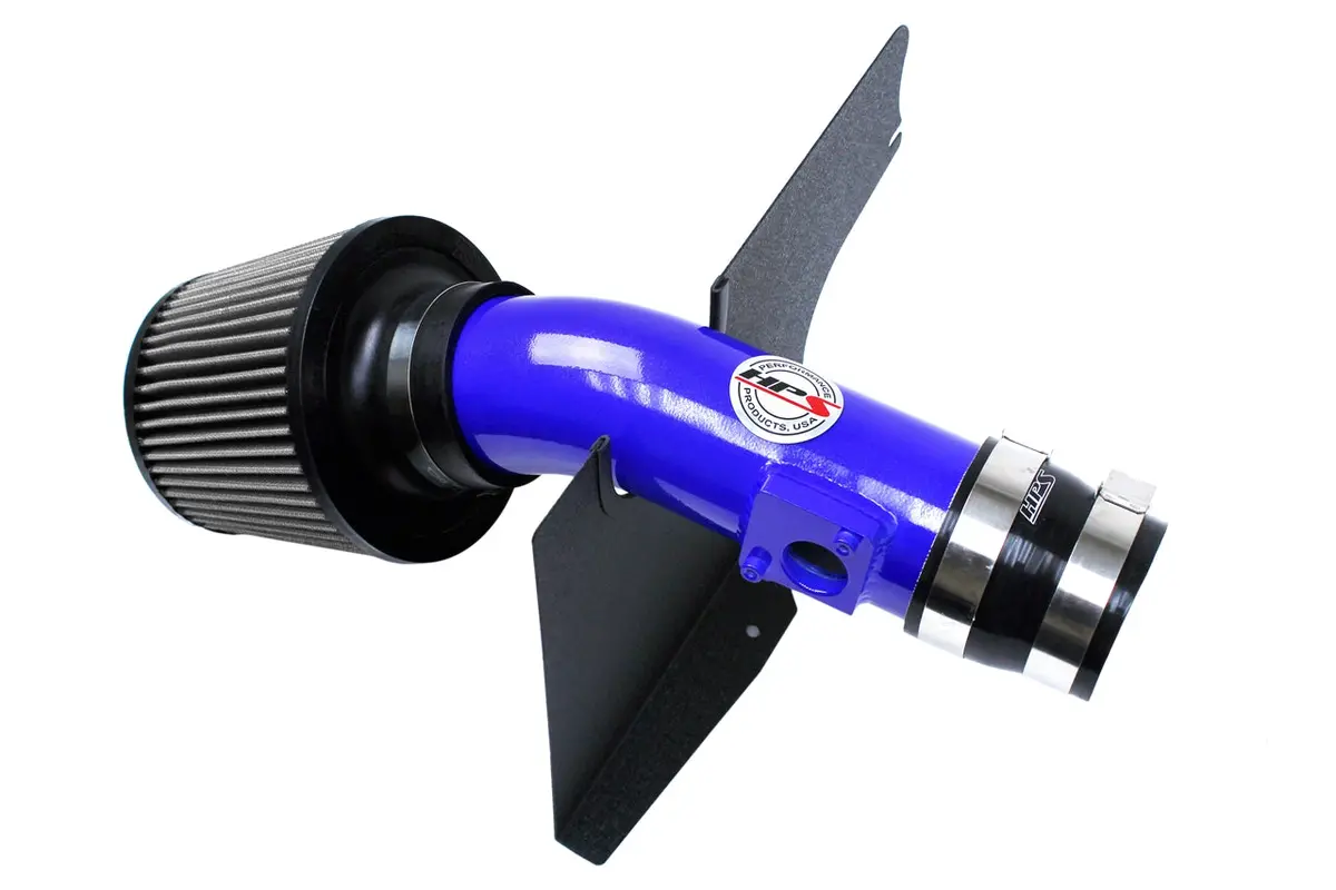 Hps Performance Air Intake Kit With Heat Shield, Blue, 827-566Bl 1