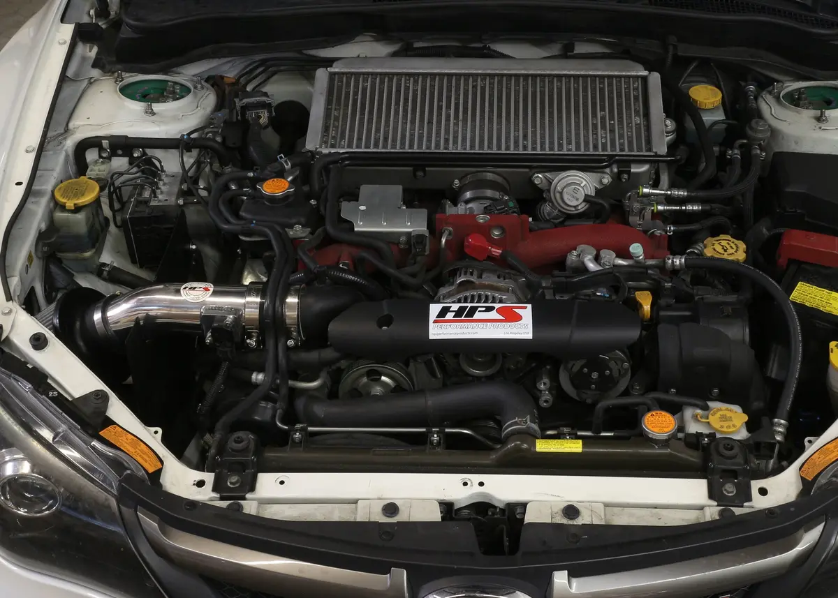 Hps Performance Air Intake Kit With Heat Shield, Polished, 827-566P 2