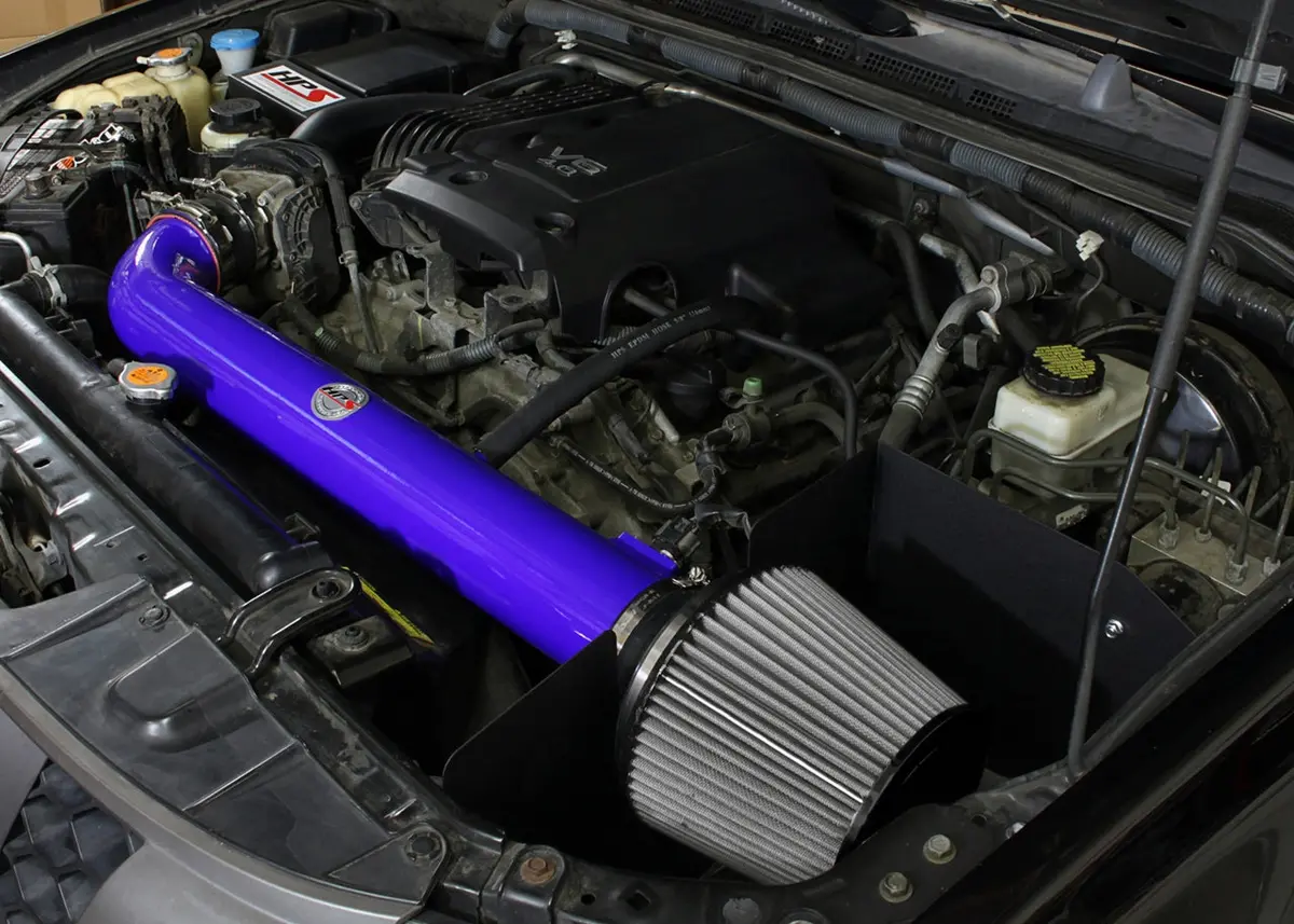Hps Performance Air Intake Kit With Heat Shield, Blue, 827-567Bl 2