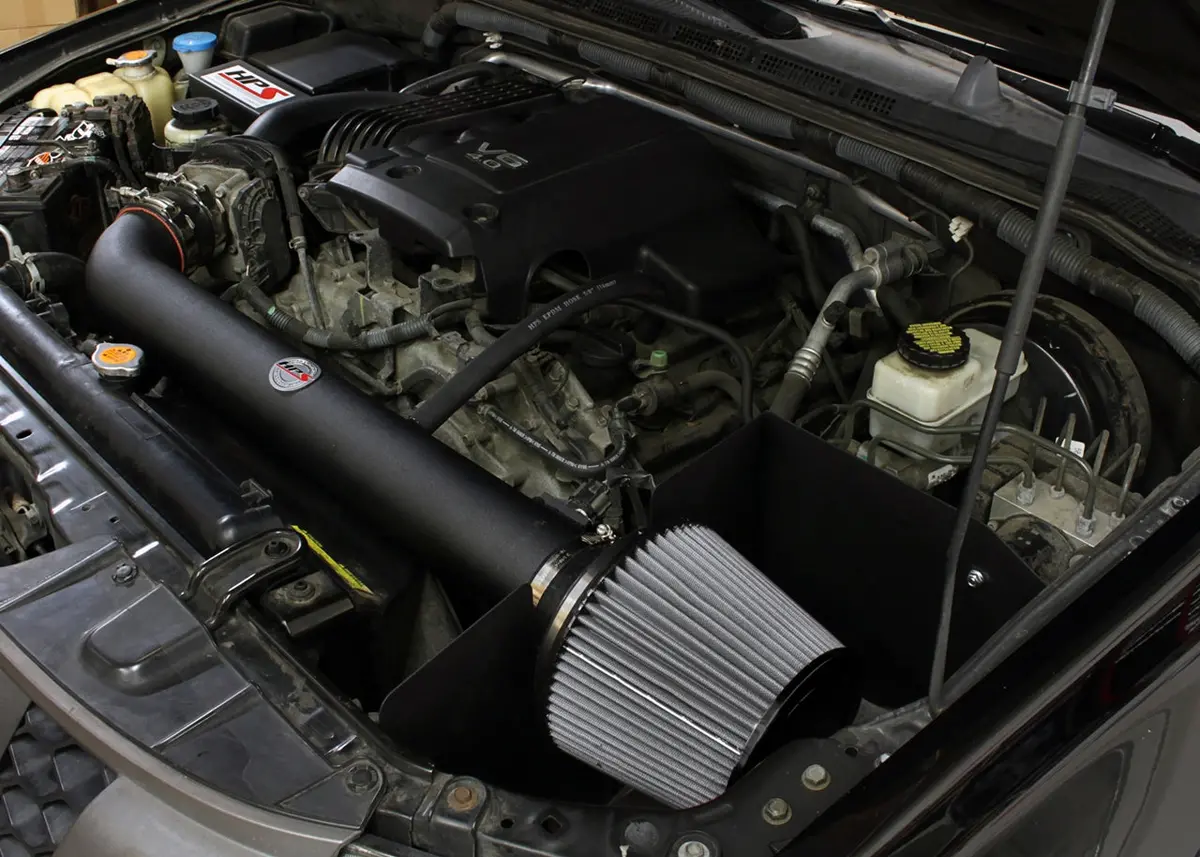 Hps Performance Air Intake Kit With Heat Shield, Black, 827-567Wb 2