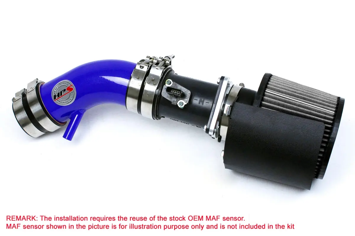 Hps Performance Air Intake Kit With Heat Shield, Blue, 827-570Bl 1